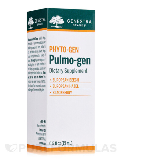 Основное фото товара Genestra, Поддержка органов дыхания, Pulmo-gen, 15 мл
