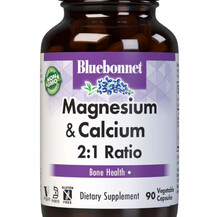 Magnesium Plus Calcium Кальций Bluebonnet Nutrition