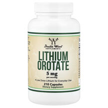 Літій Lithium Orotate 5 mg Double Wood Supplements Літій Lithium Orotate 5 mg Double Wood Supplements