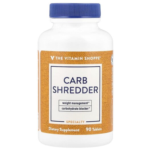 Основне фото товару Carb Shredder Основне фото товару TheVitaminShoppe, Carb Shredder, Контроль ваги, 90 таблеток