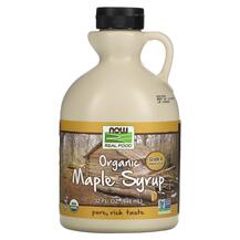 Maple Syrup Grade A Medium Amber Кленовий сироп NOW Foods Maple Syrup Grade A Medium Amber Кленовий сироп NOW Foods