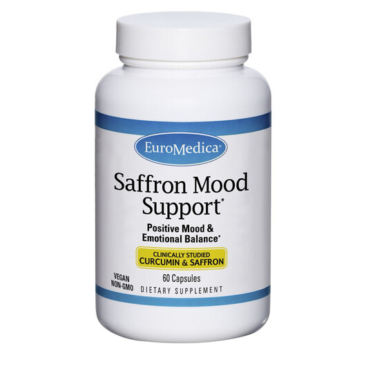 Основное фото товара Saffron Mood Support Основное фото товара EuroMedica, Шафран, Saffron Mood Support, 60 капсул
