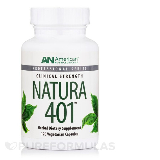 Основне фото товару Natura 401 Основне фото товару American Nutriceuticals, Natura 401, Трави, 120 капсул