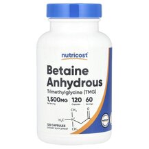 Betaine Anhydrous 1500 mg Триметилглицин Nutricost