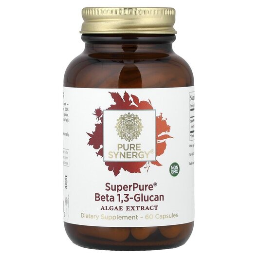 Основне фото товару SuperPure Beta 13 Glucan, Бета глюкан D глюкан, 60 капсул