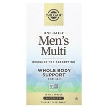 One Daily Men's Multi Витамины для мужчин Solgar 60 капсул