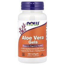 Aloe Vera Gels Алоэ вера NOW Foods 100 капсул