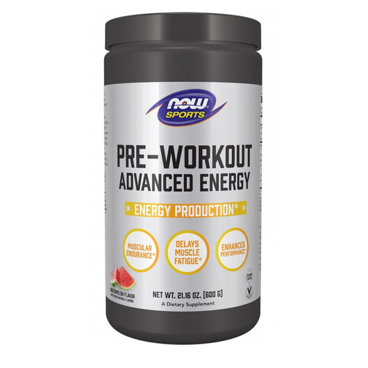 Основне фото товару Sports - Pre-Workout Advanced Energy Powder Watermelon Flavor Основне фото товару Sports - Pre-Workout Advanced Energy, Передтренувальний комплекс,