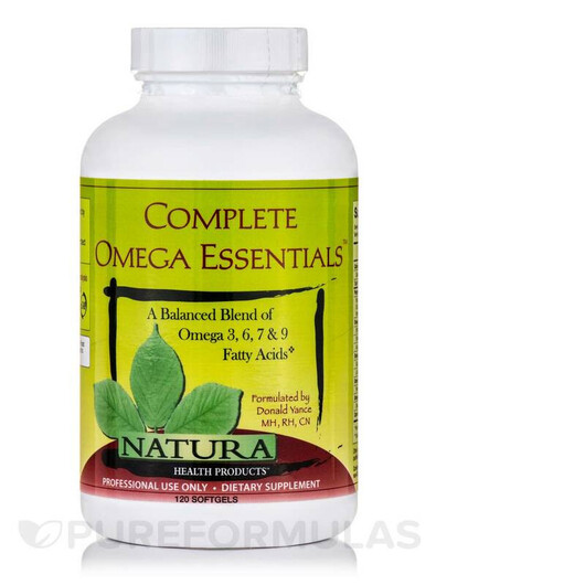 Основне фото товару Natura Health Products, Complete Omega Essentials, Омега 3, 120 к