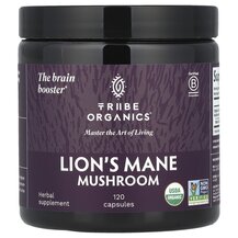 Lion's Mane Mushroom Грибы Львиная грива Tribe Organics Lion's Mane Mushroom Грибы Львиная грива Tribe Organics