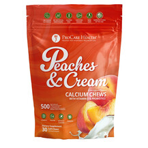 Calcium Chews with Vitamin D & Probiotics Peaches and с D3
