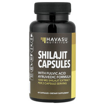 Шилайт Shilajit Havasu Nutrition 60 капсул