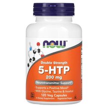 5-HTP 200 mg Double 5-HTP 200 мг Двойная сила NOW Foods