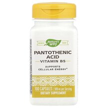 Pantothenic Acid Пантотеновая кислота Nature's Way