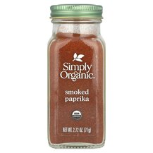 Organic Smoked Paprika Специи Simply Organic 77 г