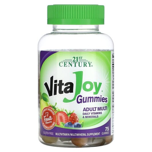 Основное фото товара Мультивитамины, Vita Joy Gummies Adult Multi Fruit, 75 таблеток