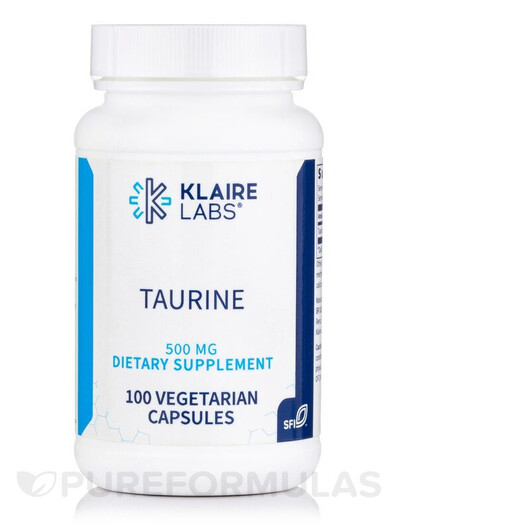Основне фото товару Taurine 500 mg Основне фото товару SFI Health, Taurine 500 mg, L-Таурин, 100 капсул