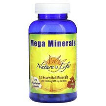 Mega Minerals Минеральные добавки Natures Life 250 капсул Mega Minerals Минеральные добавки Natures Life 250 капсул