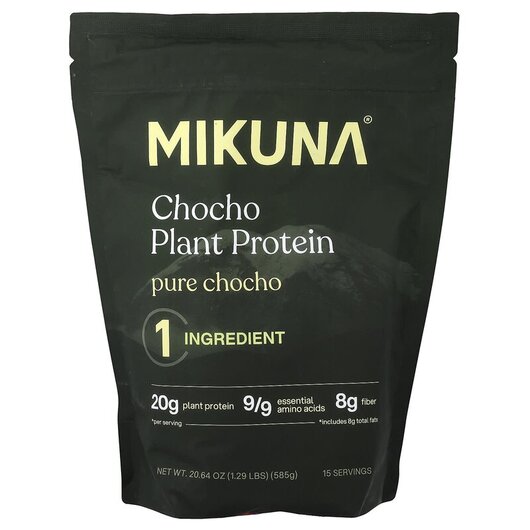 Основне фото товару Chocho Plant Protein Powder Pure Chocho Основне фото товару MIKUNA, Chocho Plant Protein Powder Pure Chocho, Протеїн, 585 г