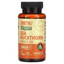 Vegan Sea Buckthorn Berry Oil Облепиха Deva 90 капсул