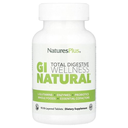 Основне фото товару Total Digestive Wellness GI Natural, Ферменти, 90 таблеток