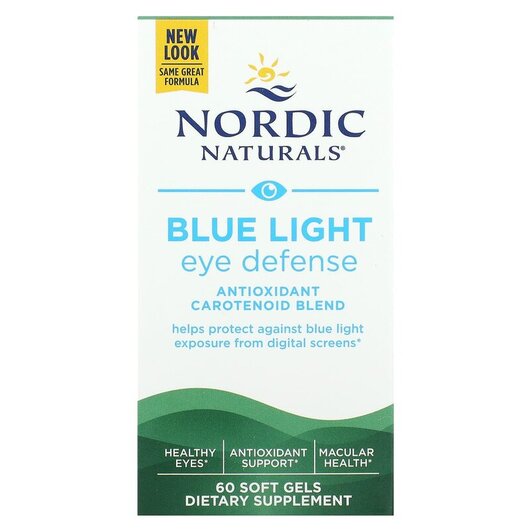 Основное фото товара Blue Light Eye Defense Основное фото товара Поддержка здоровья зрения, Blue Light Eye Defense, 60 капсул