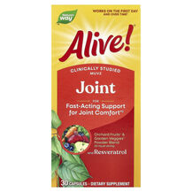 Підтримка суглобів Alive! Joint Nature's Way 30 капсул