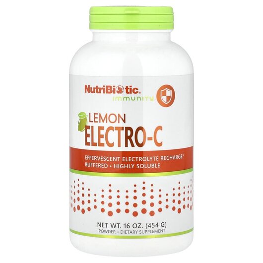 Основное фото товара Buffered Electro-C Lemon Flavor Основное фото товара NutriBiotic, Витамин С + Электролиты, Lemon Electro-C, 454 г