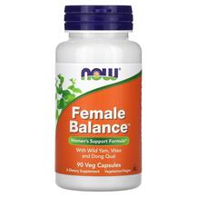 Female Balance Альфа-липоевая кислота NOW Foods 90 капсул Female Balance Альфа-липоевая кислота NOW Foods 90 капсул