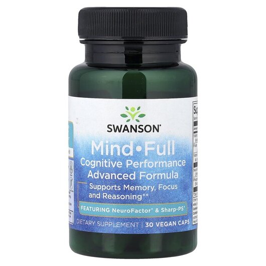 Основне фото товару Mind-Full Cognitive Performance Advanced Formula Основне фото товару Mind-Full Cognitive Performance Advanced Formula, Підтримка мозку