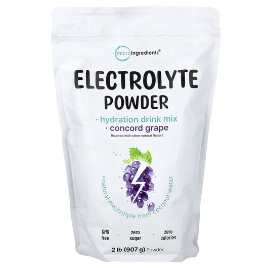 Основное фото товара Электролиты, Electrolyte Powder Concord Grape, 907 г