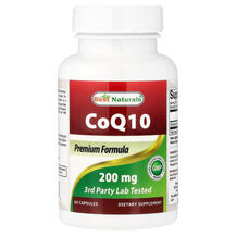 Коензим CoQ10 CoQ10 200 mg Best Naturals 60 капсул