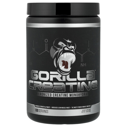 Основне фото товару Creatine Основне фото товару Gorilla Mind, Creatine, Креатин, 500 г