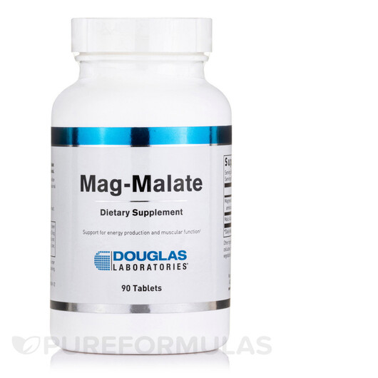 Основное фото товара Mag-Malate Основное фото товара Douglas Laboratories, Магний Малат, Mag-Malate, 90 таблеток