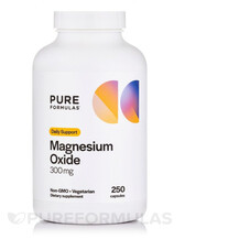 Магній Magnesium Oxide 500 mg PureFormulas 250 капсул Магній Magnesium Oxide 500 mg PureFormulas 250 капсул