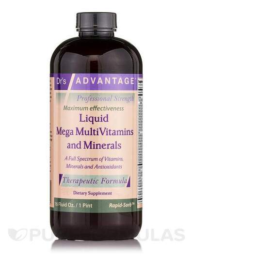 Основное фото товара Liquid Mega MultiVitamins & Minerals 1 Pint Основное фото товара Мультивитамины, Liquid Mega MultiVitamins & Minerals 1 Pint,