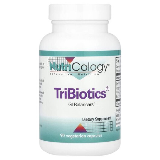 Основное фото товара Nutricology, Травяные добавки, TriBiotics, 90 капсул