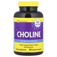 Choline 550 mg Холин InnovixLabs 100 капсул Choline 550 mg Холин InnovixLabs 100 капсул