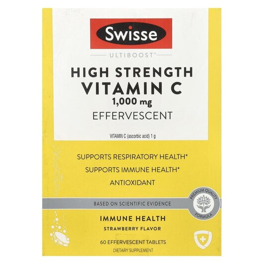 Основне фото товару Ultiboost High Strength Vitamin, Вітамін C, 20 Effervescent Table