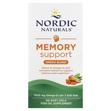 Omega Memory with Curcumin 1000 mg Куркумин Nordic Omega Memory with Curcumin 1000 mg Куркумин Nordic