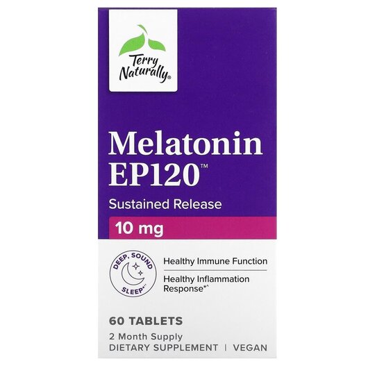 Основное фото товара Melatonin EP120 Sustained Release 10 mg Основное фото товара Мелатонин, Melatonin EP120 Sustained Release 10 mg, 60 таблеток