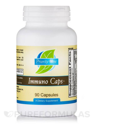 Основное фото товара Priority One, Поддержка иммунитета, Immuno Caps, 90 капсул