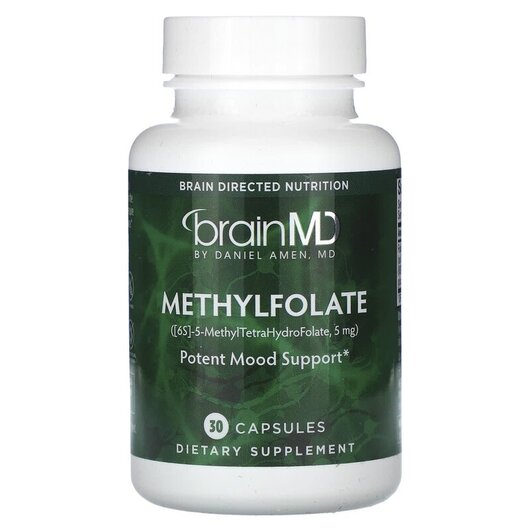 Основное фото товара Methylfolate Основное фото товара BrainMD, Метилфолат, Methylfolate, 30 капсул