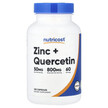 Фото товару Nutricost, Zinc + Quercetin, Кверцетин, 120 капсул