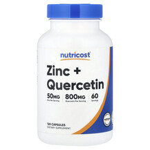 Кверцетин Zinc + Quercetin Nutricost 120 капсул