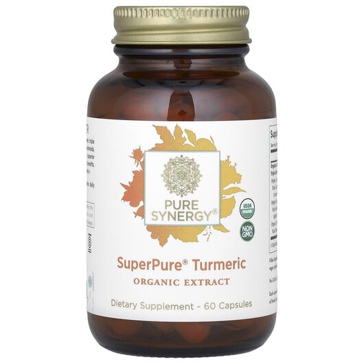 Основне фото товару SuperPure Turmeric Основне фото товару Pure Synergy, SuperPure Turmeric, Коріння куркуми, 60 капсул