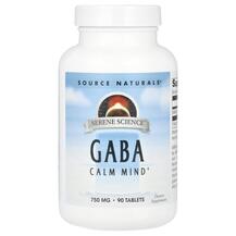 ГАМК GABA 750 mg Source Naturals 90 таблеток ГАМК GABA 750 mg Source Naturals 90 таблеток