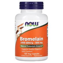 Бромелайн 500 мг Bromelain 500 mg NOW Foods 120 капсул Бромелайн 500 мг Bromelain 500 mg NOW Foods 120 капсул