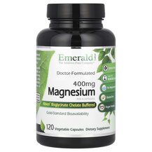 Магній Pure Albion Magnesium 400 mg Emerald 120 капсул Магній Pure Albion Magnesium 400 mg Emerald 120 капсул