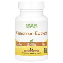 Cinnamon Extract Экстракт корицы Super Nutrition 60 капсул